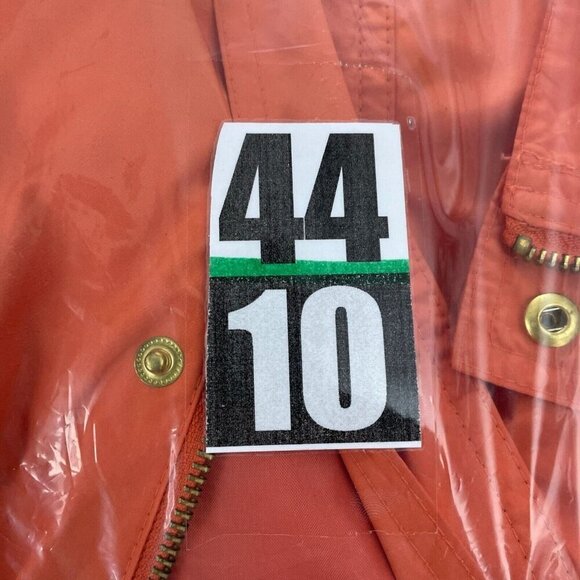 Charter Club XLarge Orange Womens Jacket With Pockets & Gold Accents  4410 - Picture 7 of 8